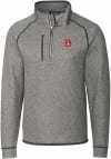 Main image for Cutter and Buck Denver Broncos Mens Grey Mainsail Big and Tall 1/4 Zip Pullover