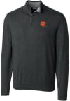 Main image for Cutter and Buck Cincinnati Bengals Mens Charcoal Historic Lakemont Big and Tall Qtr Zip