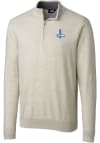 Main image for Cutter and Buck Detroit Lions Mens Oatmeal Lakemont Big and Tall 1/4 Zip Pullover