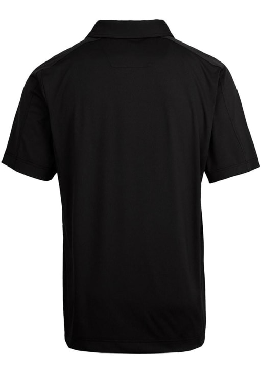 Cutter and Buck Houston Texans Mens Black Mono Prospect Short Sleeve Polo