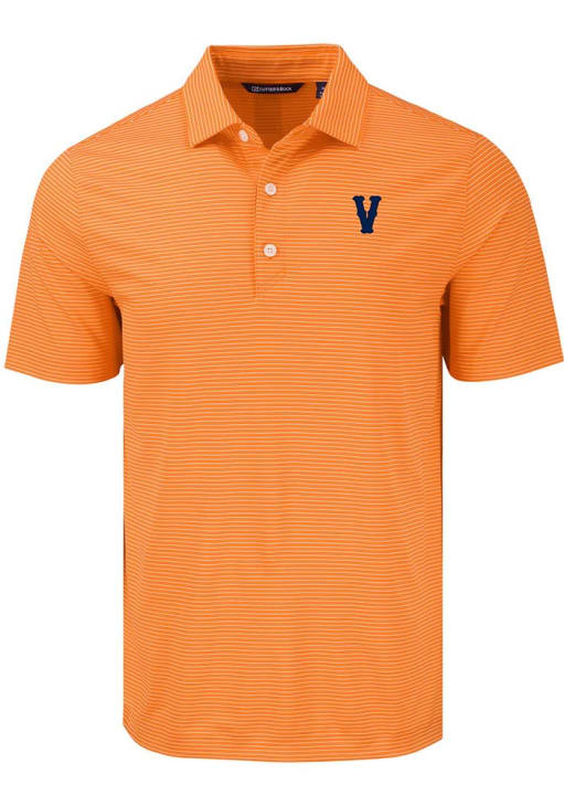 Cutter and Buck Virginia Cavaliers Mens Vault Eco Fine Line COLLEGE ORANGE/WHITE Short