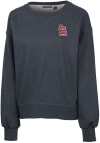 Main image for Cutter and Buck St Louis Cardinals Womens Navy Blue Saturday Crew Sweatshirt