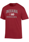 Main image for Indiana Hoosiers Red Champion Big Ten Jersey Short Sleeve T Shirt