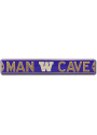 Washington Huskies 6x36 Man Cave Street Sign