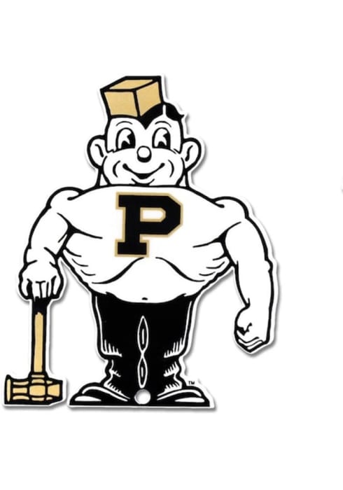 Purdue Boilermakers Steel Vintage Pete Magnet