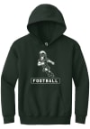 Main image for Youth Michigan State Spartans Green Summit Sportswear Sparty Playing Football Long Sleeve Hooded S..