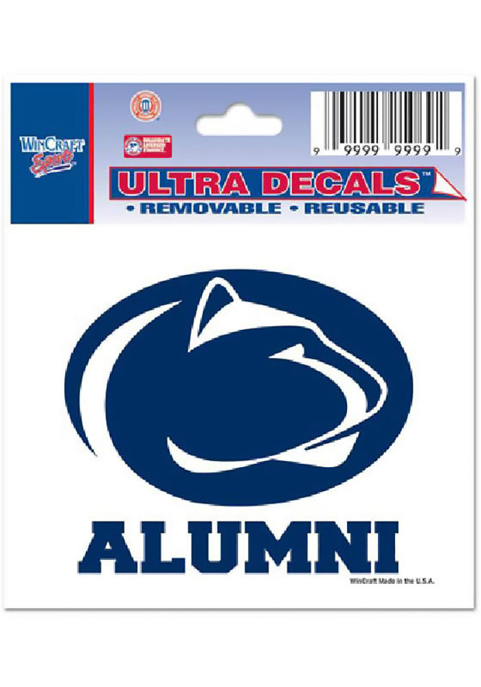 Car Truck Sticker Penn State Nittany Lions 3"x4" Alumni Multi Use Decal NEW 
