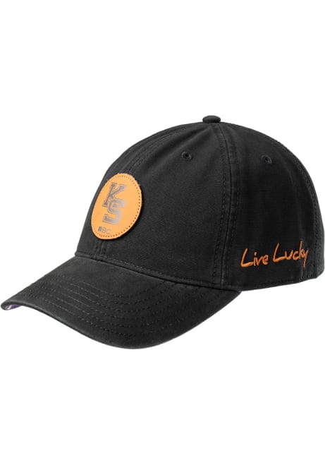 Black Clover Black K-State Wildcats Soul Adjustable Hat