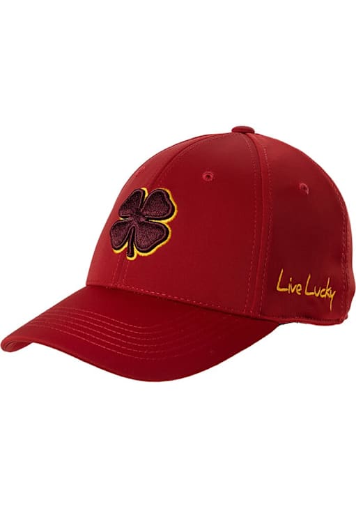 Arizona State Sun Devils Mens Phenom Red Black Clover Flex Hat