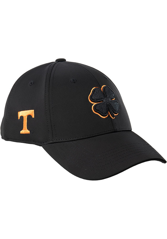 Tennessee Volunteers Mens Phenom BLACK Black Clover Flex Hat