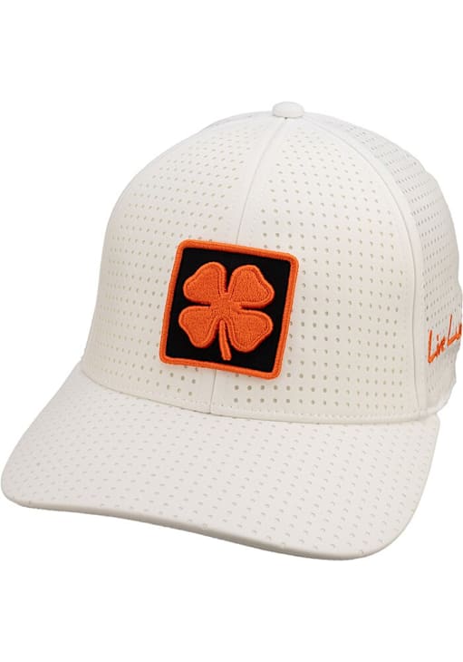 Baseball Hat White Black Clover Hat LSU Tigers Mens The Laser