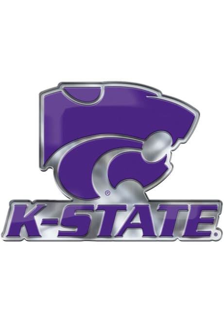 K-State Wildcats Purple Sports Licensing Solutions Aluminum Car Emblem