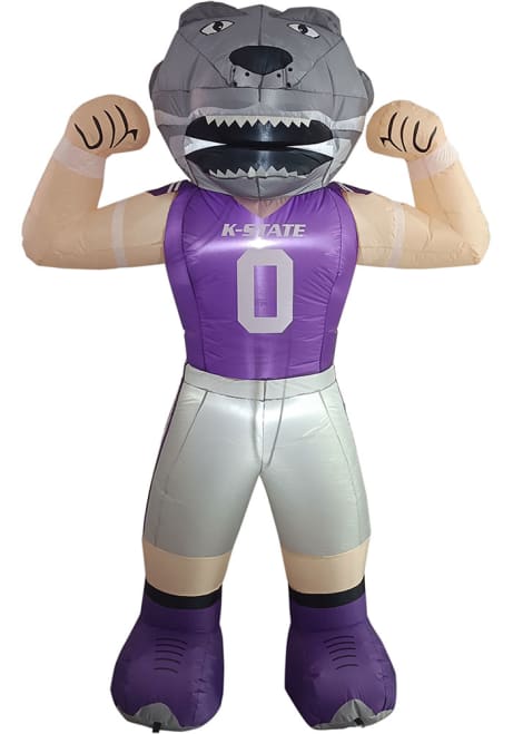 Purple K-State Wildcats Mascot 7 Foot Outdoor Inflatable