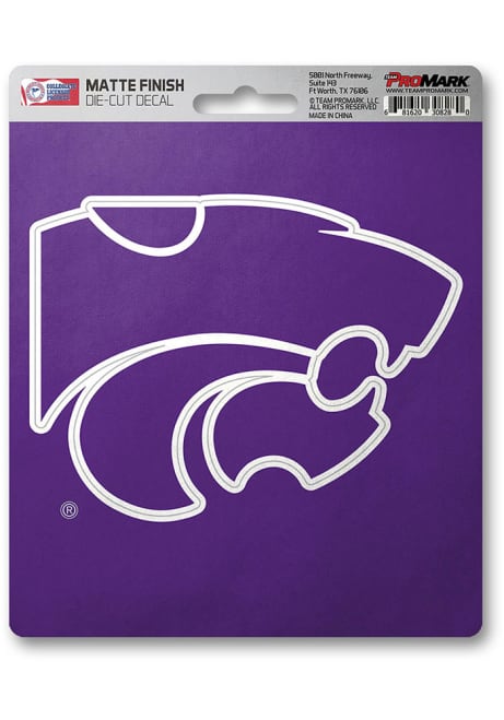 K-State Wildcats Purple Sports Licensing Solutions Matte Decal