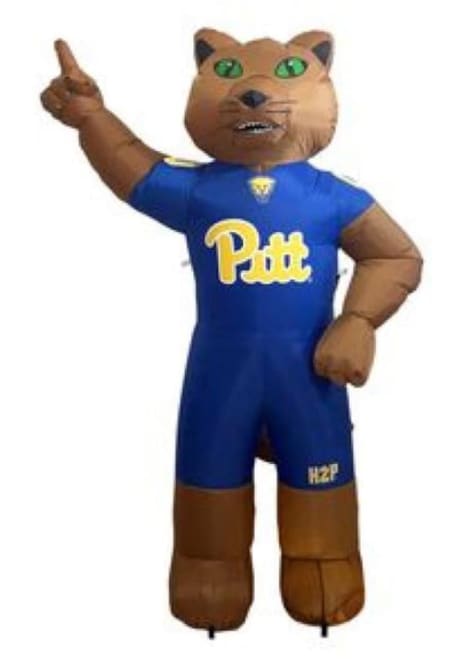 Blue Pitt Panthers 7ft Yard Outdoor Inflatable