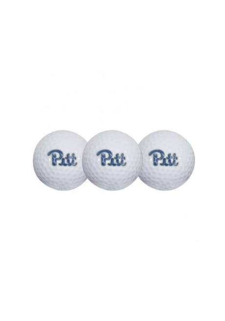 Navy Blue Pitt Panthers 3 Pack Golf Balls