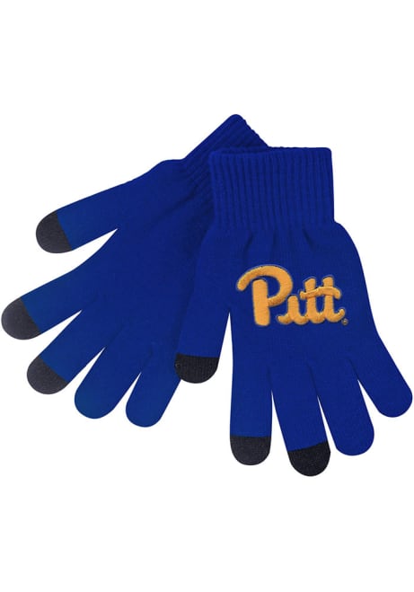 Pitt Panthers LogoFit iText Womens Gloves - Blue