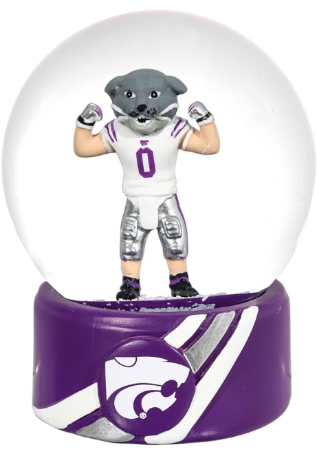 Purple K-State Wildcats Resin Base Decor