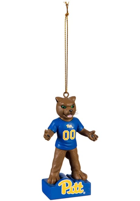 Blue Pitt Panthers Team Mascot Ornament