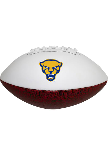 White Pitt Panthers Official Size Autograph Football