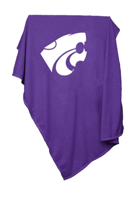 Purple Wildcats Team Logo Sweatshirt Blanket
