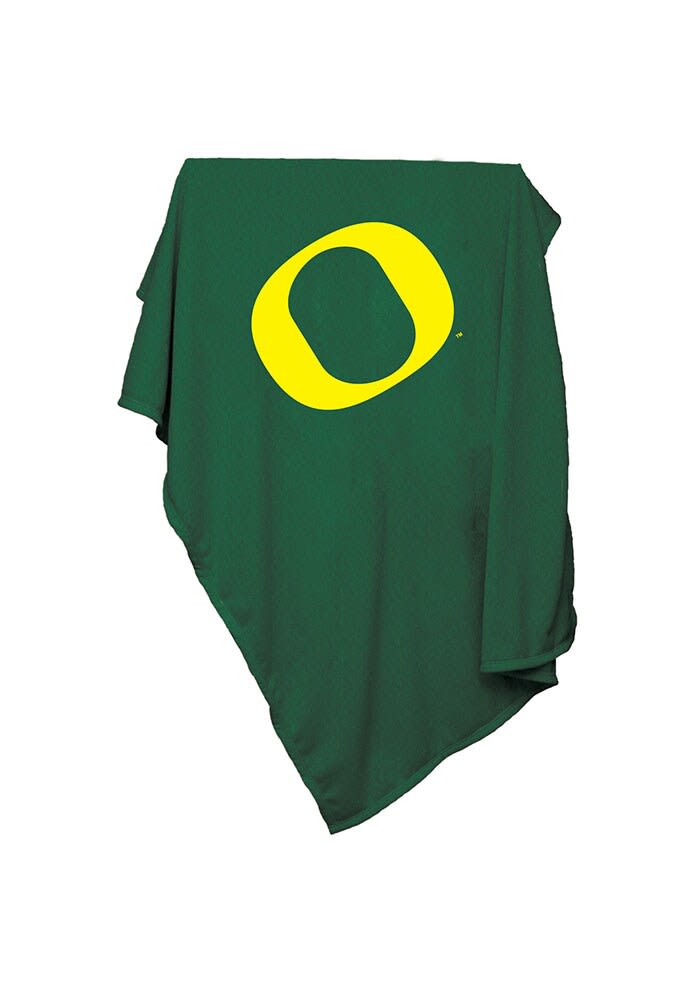 GREEN Ducks Team Logo Sweatshirt Blanket