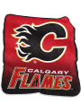 Calgary Flames Team Logo Raschel Blanket