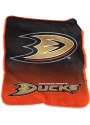 Anaheim Ducks Team Logo Raschel Blanket