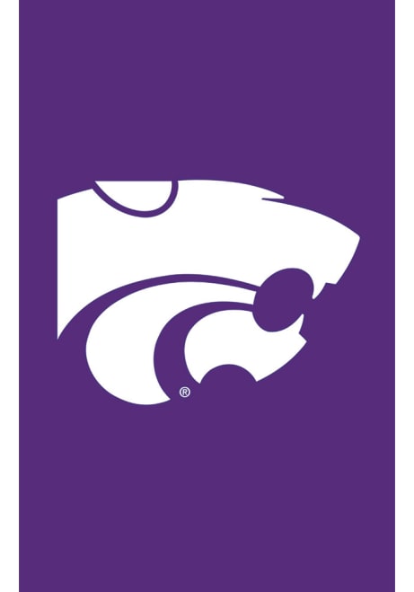 Purple K-State Wildcats Applique Garden Flag