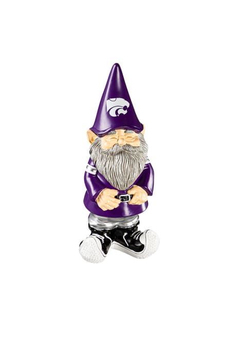 Purple K-State Wildcats Garden Gnome