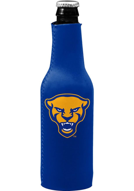 Blue Pitt Panthers 12oz Bottle Coolie