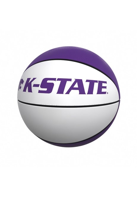 White K-State Wildcats Full-Size Design Autograph Basketball