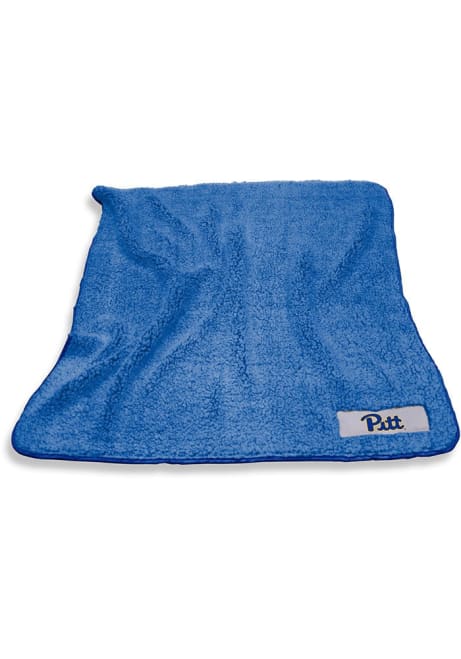 Blue Pitt Panthers Color Frosty Sherpa Blanket