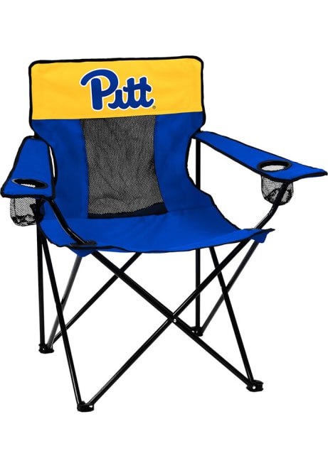 Blue Pitt Panthers Elite Canvas Chair