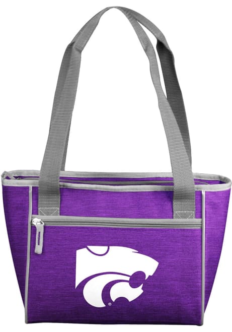 Purple K-State Wildcats Crosshatch 16 Can Tote Cooler