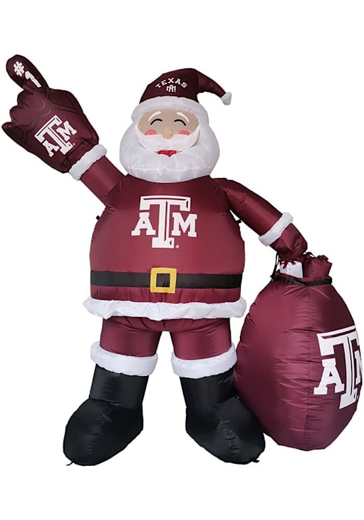 Texas A&M Aggies Red Outdoor Inflatable Santa 14136200