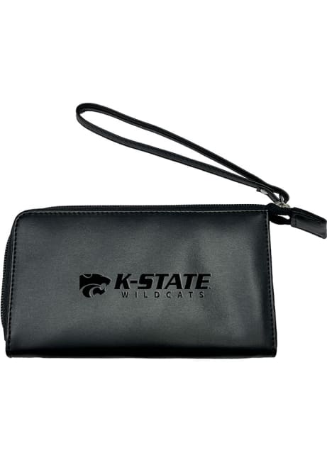 Wristlet Logo K-State Wildcats Womens Wallets - Black