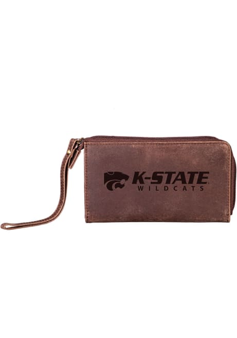 Wristlet K-State Wildcats Womens Wallets - Brown