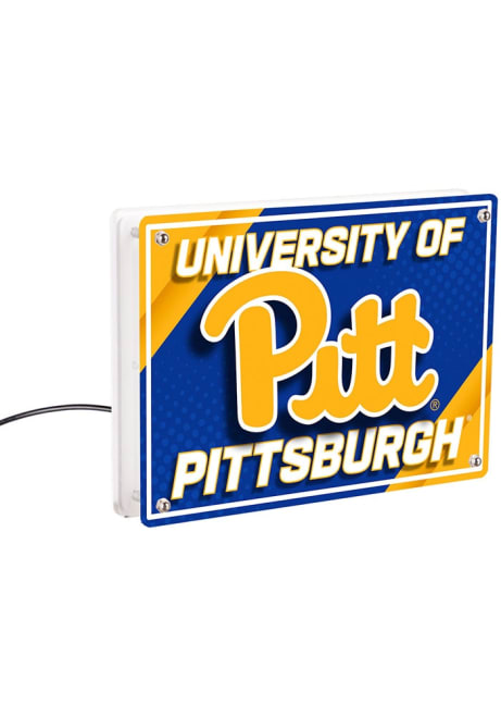 Gold Pitt Panthers LED Lighted Desk Accessory