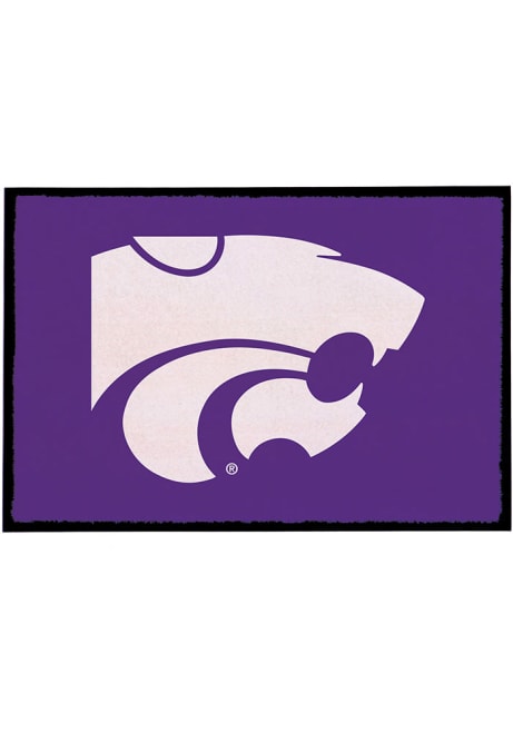 Purple K-State Wildcats Full Color Door Mat