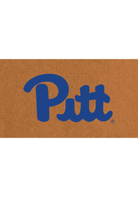 Gold Pitt Panthers Full Color Coir Door Mat