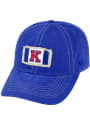 Kansas Jayhawks Top of the World Game Day Canvas Adjustable Hat - Blue