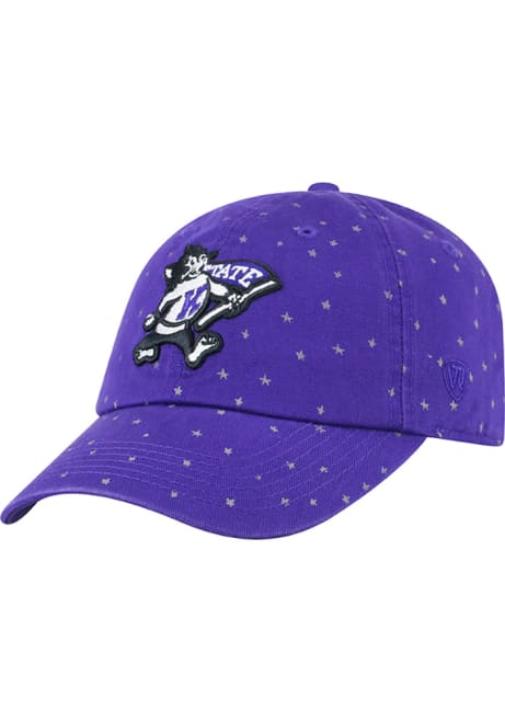 K-State Wildcats Top of the World Starlite Womens Adjustable Hat - Purple