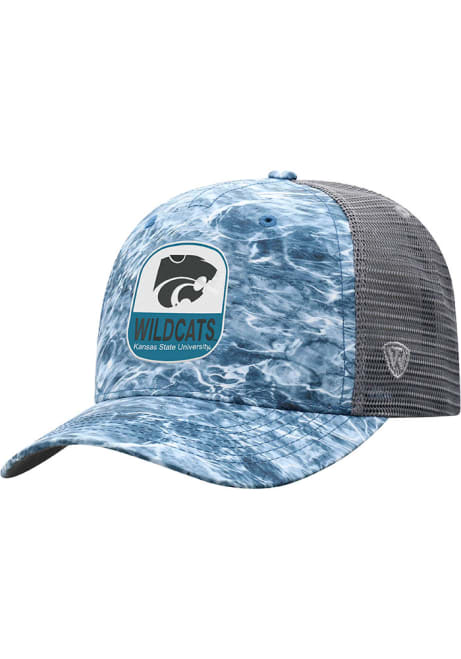 Top of the World Light Blue K-State Wildcats Wet Meshback Adjustable Hat