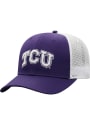 TCU Horned Frogs BB Meshback Adjustable Hat - Purple