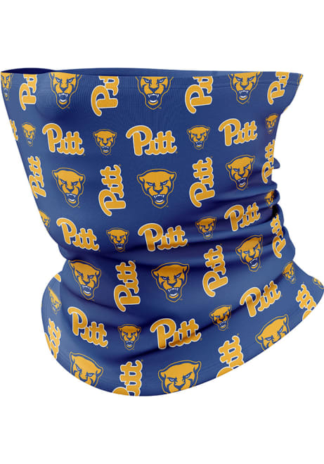 Pitt Panthers Top of the World Team Logo Gaiter Mens Fan Mask - Blue