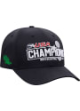 North Texas Mean Green 2021 Conference Tournament Champs Adjustable Hat - Black