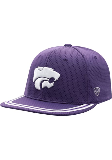 K-State Wildcats Top of the World Spiker Mens Snapback - Purple
