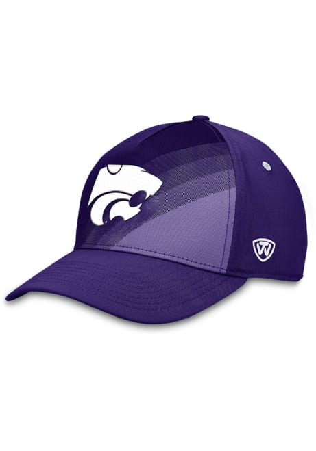 K-State Wildcats Top of the World 184Z Flex Hat - Purple
