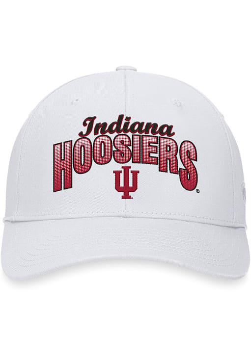 Top of the World White Indiana Hoosiers Game Structured Adjustable